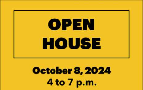 Open House is Today