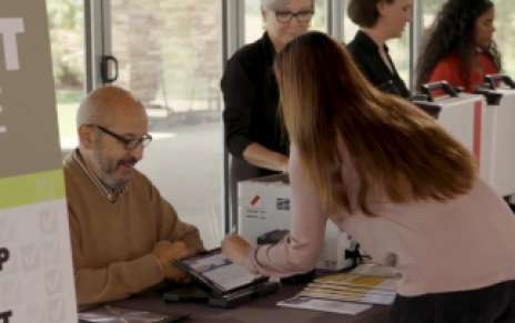 Signing the Voter Roster Signing the Voter Roster