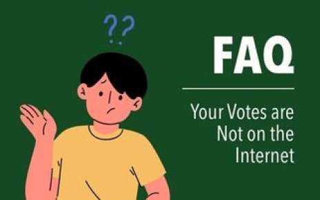 Your Votes Are Not on the Internet Your Votes Are Not on the Internet