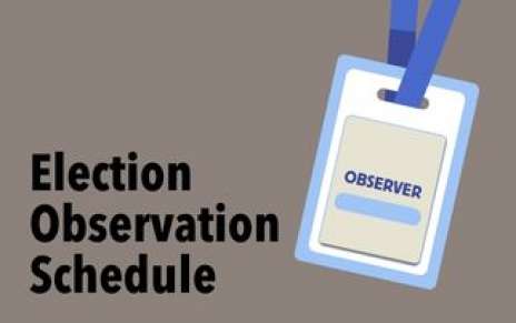 Election Observation Schedule