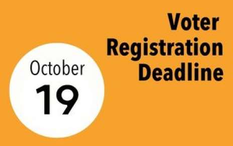 Registration Deadline – Oct. 19 Registration Deadline – Oct. 19
